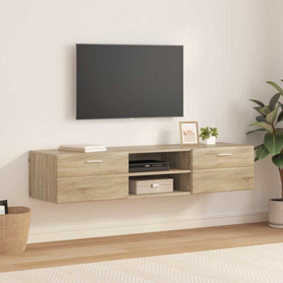 Walplus Tv Cabinet Sonoma Oak 150 X 39 X 30 Cm Engineered Wood - image 1