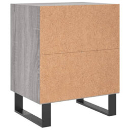 Berkfield Bedside Cabinets 2 Pcs Grey Sonoma 40X30X50 Cm Engineered Wood - thumbnail 7