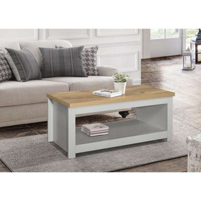 Birlea Highgate Coffee Table Grey & Oak - image 1