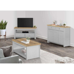 Birlea Highgate Coffee Table Grey & Oak - thumbnail 2