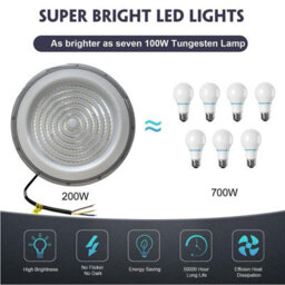 Powerstar Electricals Powerful Industrial Ufo Led High-Bay Light For Industrial And Commercial Spaces 300W - thumbnail 2