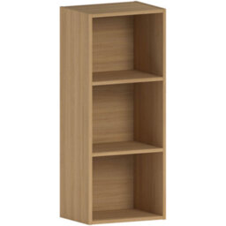 Lassic Vida Designs Oxford Oak 3 Tier Cube Bookcase Freestanding Shelving Unit (H)800mm (W)320mm (D)240mm - thumbnail 7