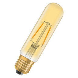 Osram Vintage 1906 Led Tubular Filament Lamp 20W  820 Gold E27 Warm White 4 Pack - thumbnail 2