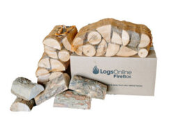 Fire Guru Kiln Dried Ash Firewood Logs 20Kg Box - thumbnail 2