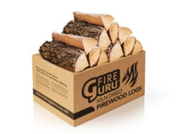 Fire Guru Kiln Dried Ash Firewood Logs 20Kg Box - thumbnail 1