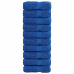 Berkfield Premium Wash Towels Solund 10Pcs Blue 30X30Cm 600Gsm