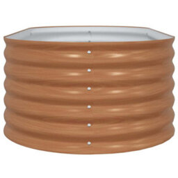 Berkfield Garden Raised Bed Brown 160 X 80 X 44 Cm Steel - thumbnail 6