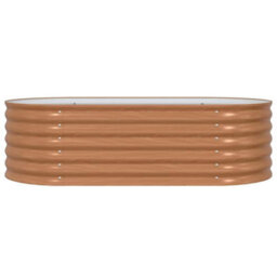 Berkfield Garden Raised Bed Brown 160 X 80 X 44 Cm Steel - thumbnail 5