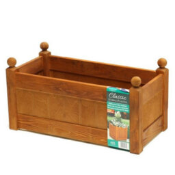 Afk Large Classic Trough - Beech Stain - Terracotta - thumbnail 2