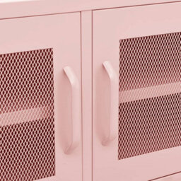 Walplus Tv Cabinet Pink 105X35X50 Cm Steel - thumbnail 8