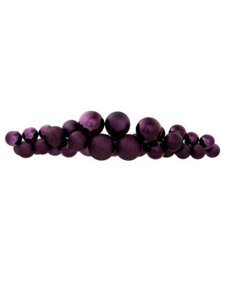 Werchristmas Purple Bauble Cluster Arch, 60 Cm - image 1