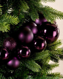 Werchristmas Purple Bauble Cluster Arch, 60 Cm - thumbnail 5