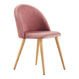 Life Interiors Lucia Halo Dining Set With Black Table And 4 Pink Chairs - thumbnail 4