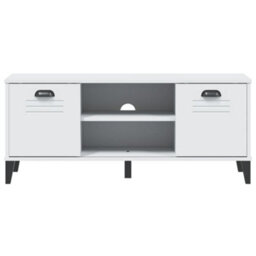 Berkfield Shoe Bench Viken White 106X35X45 Cm Engineered Wood - thumbnail 5