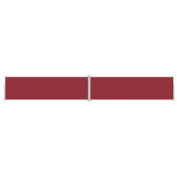 Walplus Retractable Side Awning Garden Sun Shade Canopy Gazebo For Back Door, Porch, Patio Red 180X1200 Cm - thumbnail 2