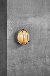 Nordlux Polperro Outdoor Patio Terrace Garden Wall Light In Nickel (Height) 9.3Cm - thumbnail 1