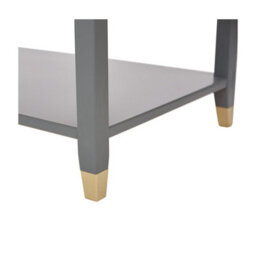 Cabinet Bits Palazzi 2 Drawer Console Table Grey - thumbnail 8