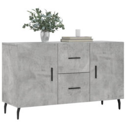 Berkfield Sideboard Concrete Grey 100X36X60 Cm Engineered Wood - thumbnail 3