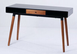 Flair Edelweiss Desk (120X50Cm) - Walnut & Black - thumbnail 4