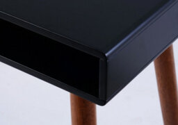 Flair Edelweiss Desk (120X50Cm) - Walnut & Black - thumbnail 7