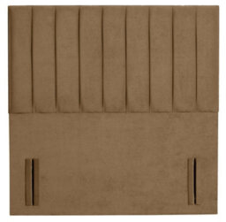 "Slumbre Portland Plush Velvet 6Ft Super King 50"" Floor Standing Headboard - Coffee"