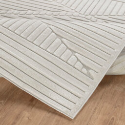Livabliss Le Mans-Modern White 3D High & Low Pile Textured In- & Outdoor Rug 160 X 220 Cm Easy Care, Non Shedding - thumbnail 4