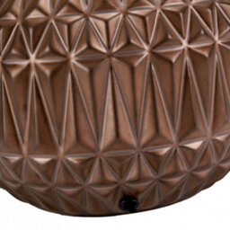 Pacific Lifestyle Bronze Aztec Texture Ceramic Table Lamp - thumbnail 5