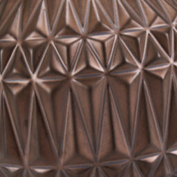 Pacific Lifestyle Bronze Aztec Texture Ceramic Table Lamp - thumbnail 4