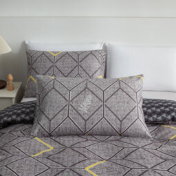Lazzaro Chevron Super King Duvet Cover Set Luxury Microfiber Duvet Cover Soft Durable With Zipper Closure - thumbnail 6