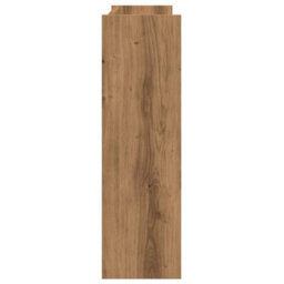 Berkfield Wall Shoe Cabinet Artisan Oak 80X18X60 Cm Engineered Wood - thumbnail 4