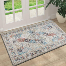 Ameha Coastal Cashmere Rug Nonslip Kitchen Entrance Floor Door Mat For Bedside Large Rugs,  60 X 110 Cm - thumbnail 2