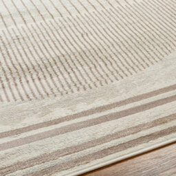 Livabliss Floransa-Geometric Grey Ivory Brown Modern Living Dining Bedroom Rug 80 X 220 Cm Easy Care, Non Shedding - thumbnail 3