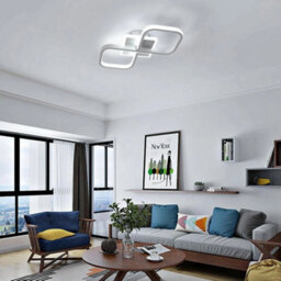 36W Modern Led Ceiling Light 6500K Acrylic Ceiling Lamp Bedroom Living Room - thumbnail 4