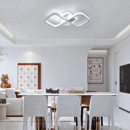36W Modern Led Ceiling Light 6500K Acrylic Ceiling Lamp Bedroom Living Room - thumbnail 5
