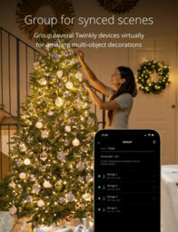 Twinkly Strings App-Controlled Led Christmas Lights With 250 Aww  20M Black Wire. Indoor And Outdoor Smart Lighting Decoration - thumbnail 5