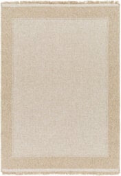 Livabliss Mirage-Cottage Tan Beige Fringe In- & Outdoor Jute-Look Rug 120 X 170 Cm Easy Care, Non Shedding - thumbnail 1