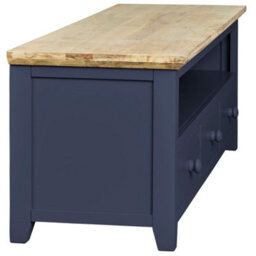 Statement Furniture Florence Navy Blue Tv Stand With 3 Drawers And Shelf - thumbnail 4