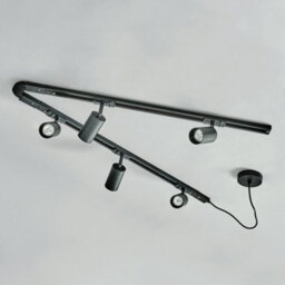 Litecraft Bexley Black 1.8M 5 Head Track Light Kit - thumbnail 4