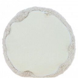 Fenland Sheepskin Fenland Real Sheepskin Pouffe Stool, Cosy, Plush And Handmade - Beige (H) 35Cm (Diameter) 35Cm - thumbnail 2