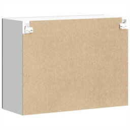 Berkfield Kitchen Wall Cabinet With Glass Door Lucca Brown Oak Engineered Wood - thumbnail 9