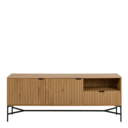 Wyld Haus Kalundborg Wild Oak Panelled Sideboard 2 Doors 1 Drawer 1800X700X400mm - thumbnail 3