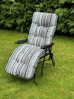 Glendale Garden & Leisure Glendale Sandbanks Grey Deluxe Relaxer
