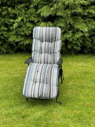 Glendale Garden & Leisure Glendale Sandbanks Grey Deluxe Relaxer - thumbnail 2