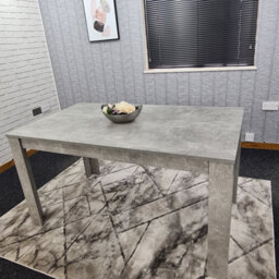 Kosy Koala Dining Table Grey Wood Kitchen Place For 6 Seats Kitchen Dining Room Furniture - thumbnail 2