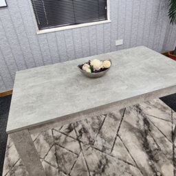 Kosy Koala Dining Table Grey Wood Kitchen Place For 6 Seats Kitchen Dining Room Furniture - thumbnail 8