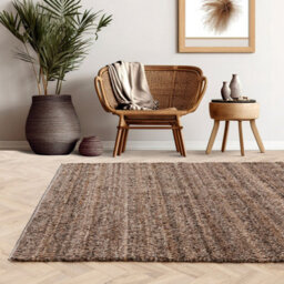 Brown Plain Handmade 4mm Thick Anti-Shed Rug For Bedroom, Dining Room, Stain-Resistant Modern Area Rug,-200Cm X 290Cm - thumbnail 6