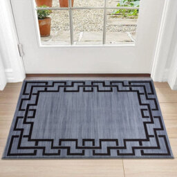 Ameha Bedroom Small Printed Rug For Indoor Greek Key Style Front Door Mat Printed Area Rugs Soft Touch Floor Mats (Nico, 40X60 Cm) - thumbnail 4