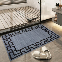 Ameha Bedroom Small Printed Rug For Indoor Greek Key Style Front Door Mat Printed Area Rugs Soft Touch Floor Mats (Nico, 40X60 Cm) - thumbnail 5