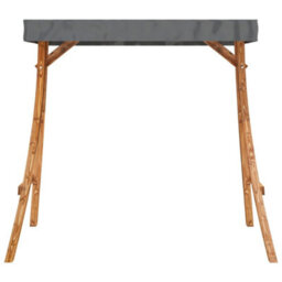 Walplus Swing Frame With Anthracite Roof Bent Wood With Teak Finish - thumbnail 4