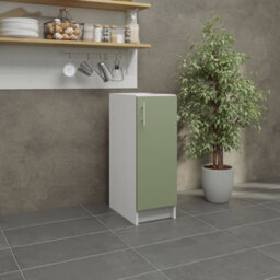 Jd Greta Kitchen Base Unit 300mm Storage Cabinet With Door Shelf 30Cm - Sage Green Matt - thumbnail 2
